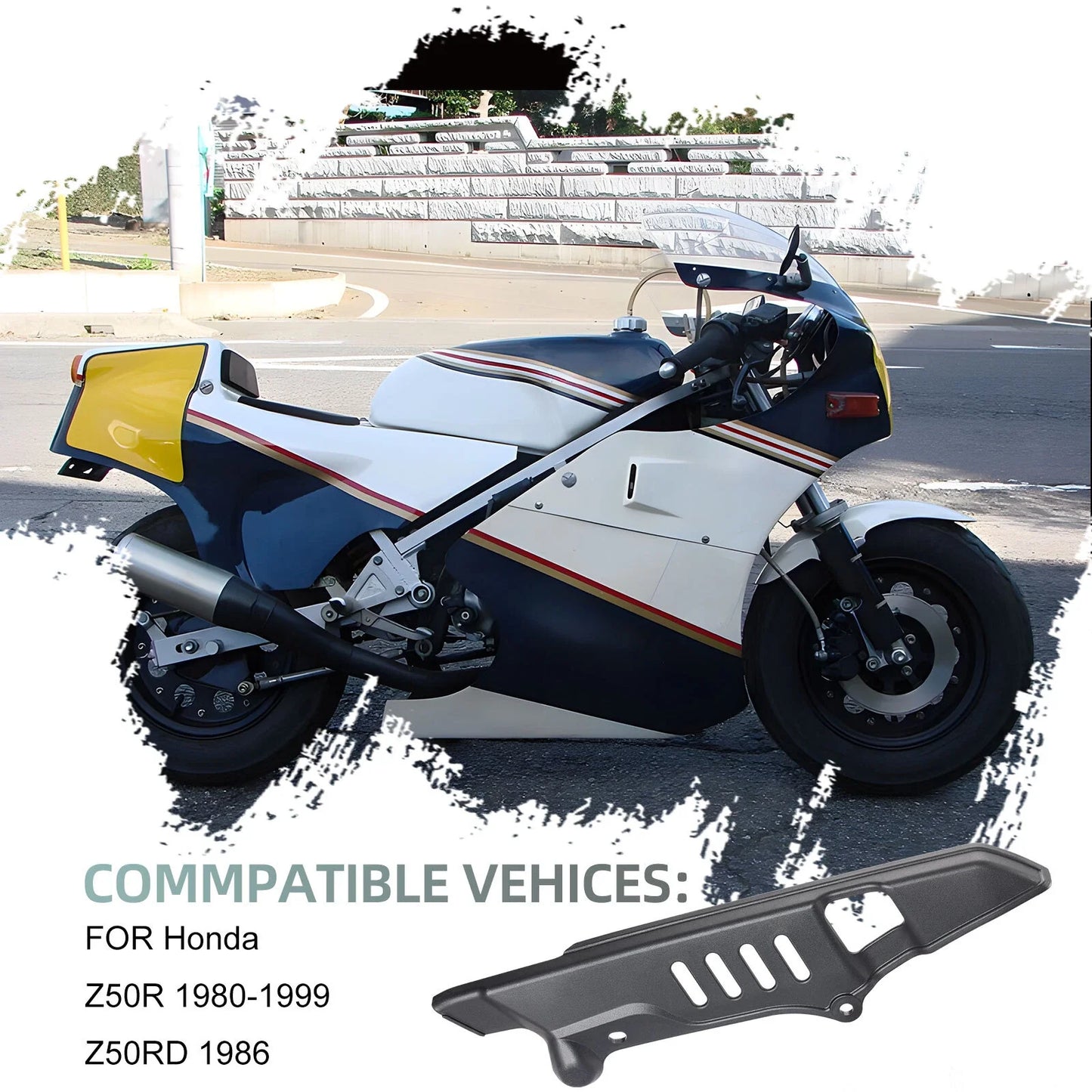 Drive Chain Case Cover Guide for Honda Z50RD (1986–1986)
