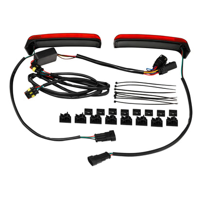 Saddlebag Run Brake LED Turn Lights for Harley Street Road Glide (2014-2024)