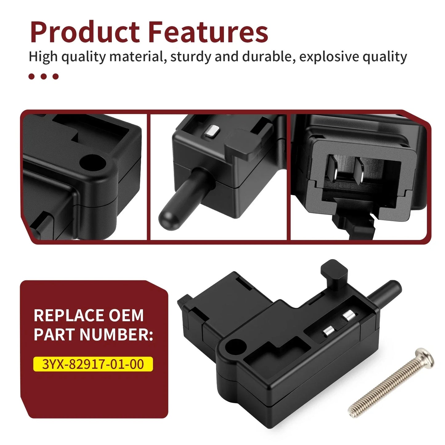 Left Clutch Lever Switch for Yamaha XV1600/1700 Roadliner Raider (1999–2013)