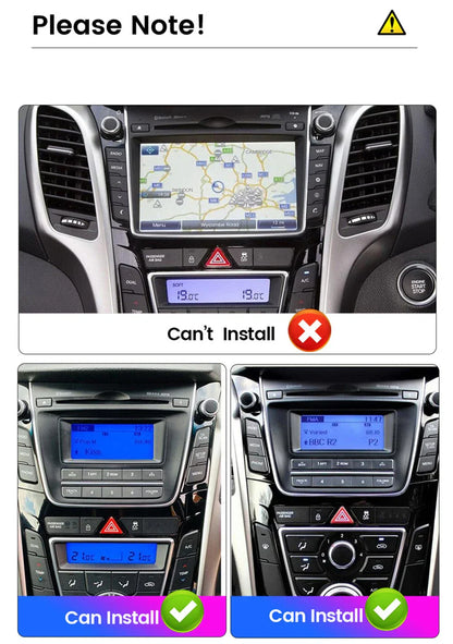 7" Stereo Radio GPS Navi Head Unit for 11-17 Hyundai I30 Elantra GT (2011-2017)