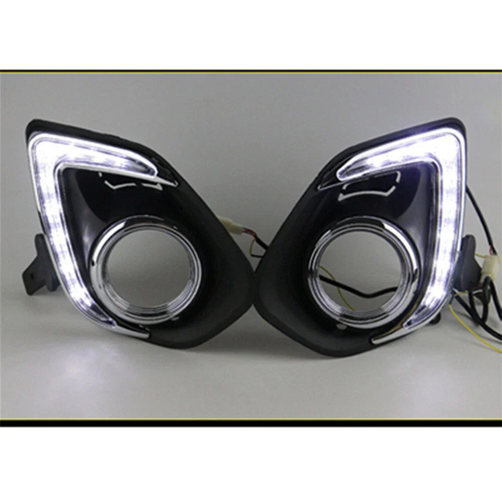 LED DRL Daytime Running Fog Light Covers for 2013-2015 Mitsubishi ASX (2013-2015)