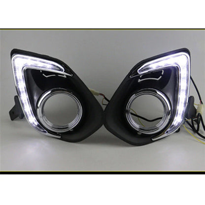 LED DRL Daytime Running Fog Light Covers for 2013-2015 Mitsubishi ASX (2013-2015)
