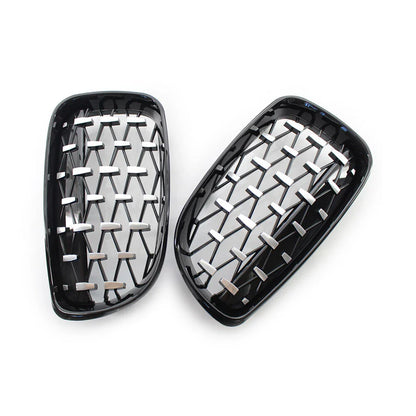 Diamond Front Kidney Grill for BMW 1 Series E81 E82 E87 E88 (2004-2013)
