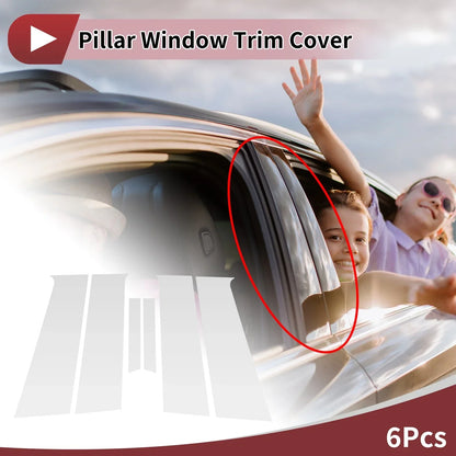 Door Pillar Window Trim for Chevrolet Aveo Hatchback (2011-2014)