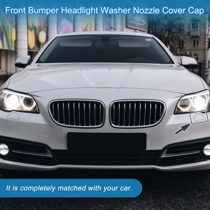 Front Left Bumper Washer Nozzle Cap Gray for BMW M5 (2013-2016)