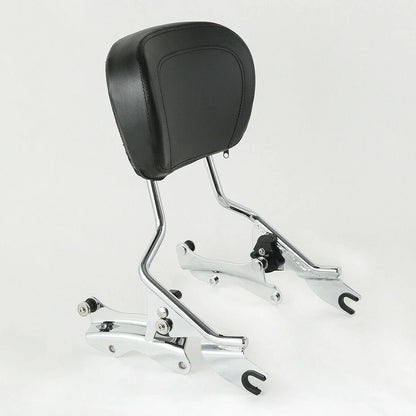 4 Point Docking Hardware Backrest Sissy Bar for Harley Touring FLHT (14-23)