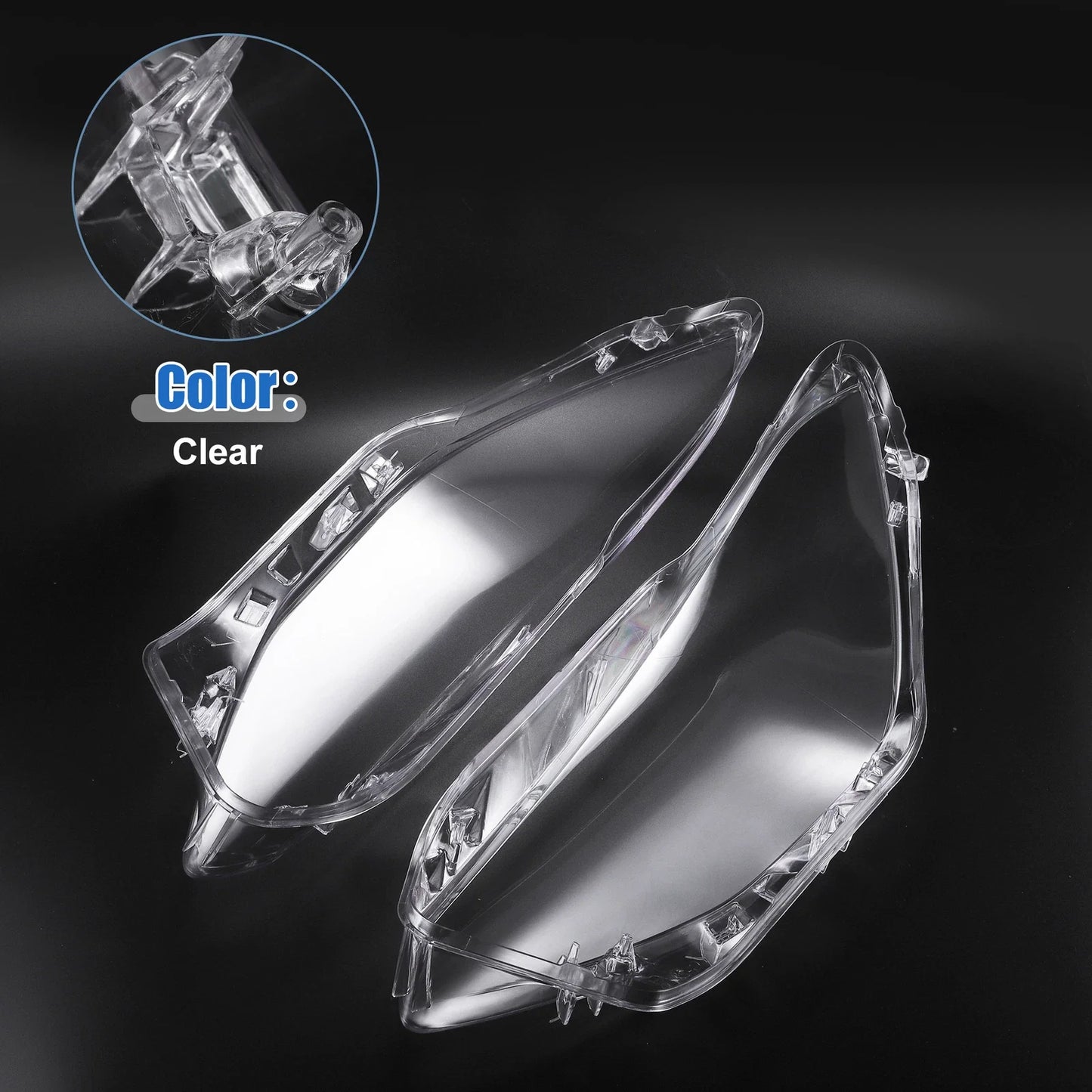 1 Pair Headlight Clear Lens Shell Cover for BMW F20 (2012-2014)