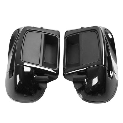 Black Lower Vented Fairings Engine Guard Bar for Harley Road Glide (2014-2024)