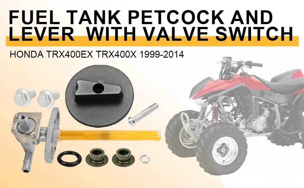 Fuel Petcock Lever Valve Screw Washer for Honda 400EX Sportrax (1999–2008)