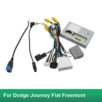 1x Dodge Chrysler 16-Pin Car Stereo Wire Harness Adapter with Canbus Box