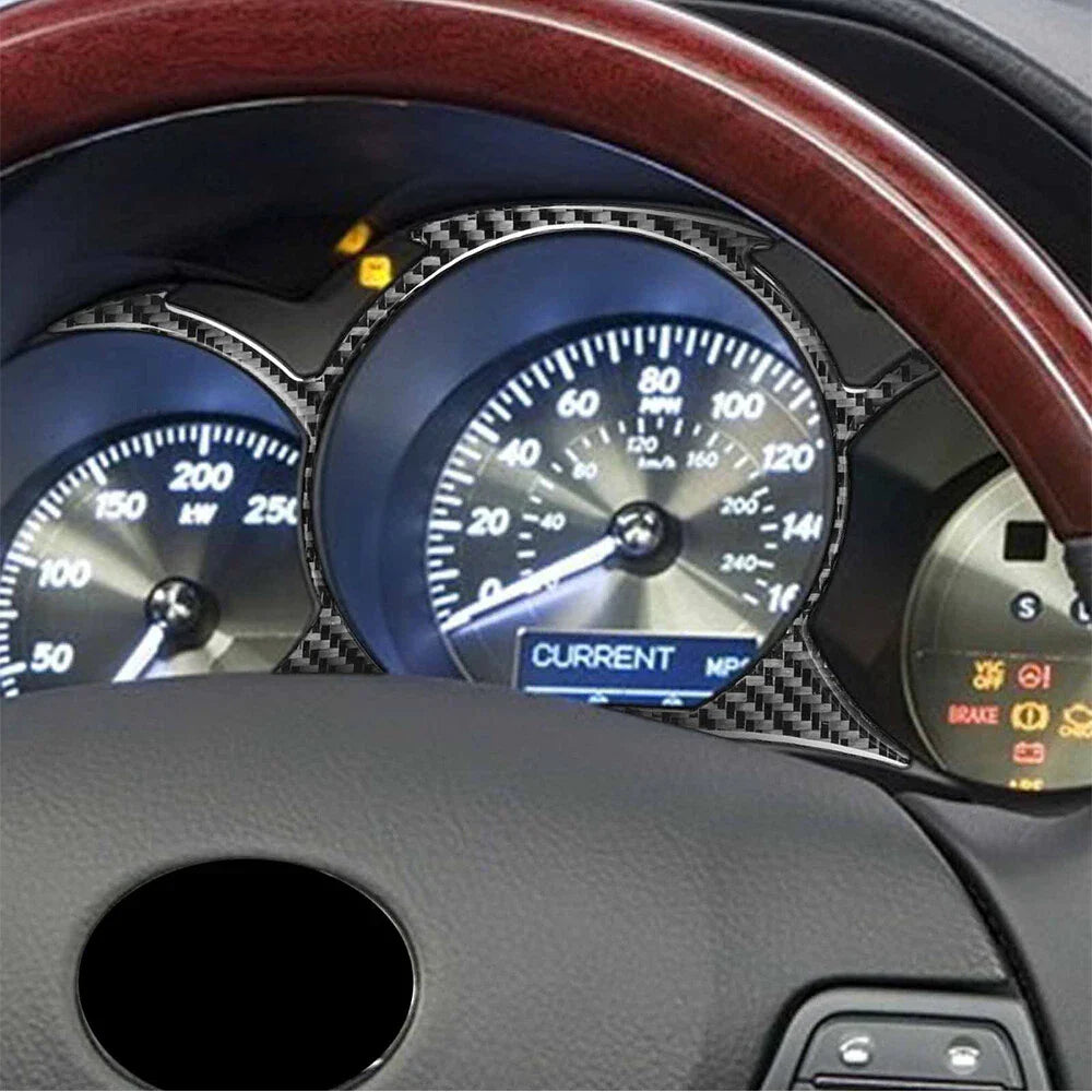 Carbon Fiber Speedometer Frame Cover for Lexus GS300/350/430/450h (06-11)