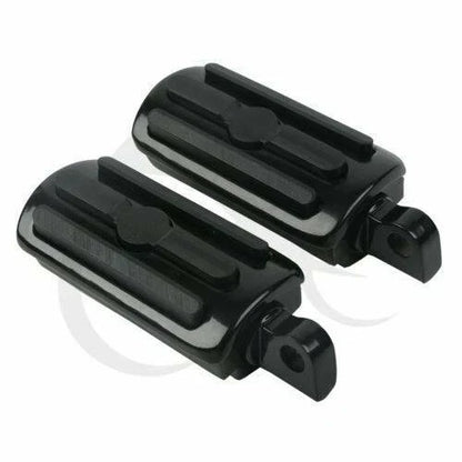 32mm Black Highway Engine Guard Bar Foot Pegs for Harley Dyna
