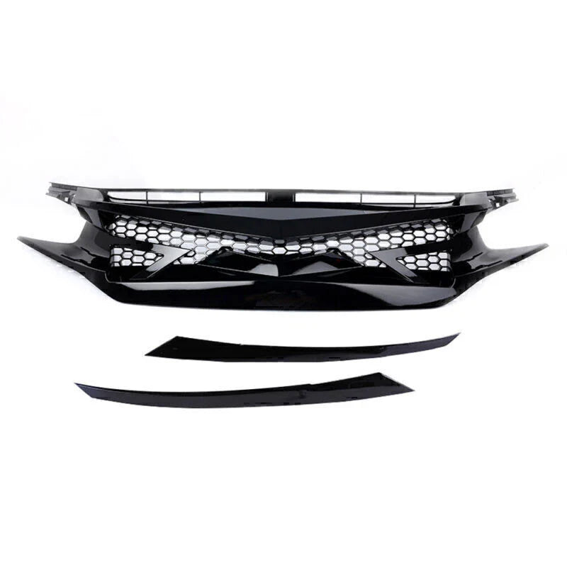 Front Bumper Mesh Grille for Honda Civic (2016-2018)