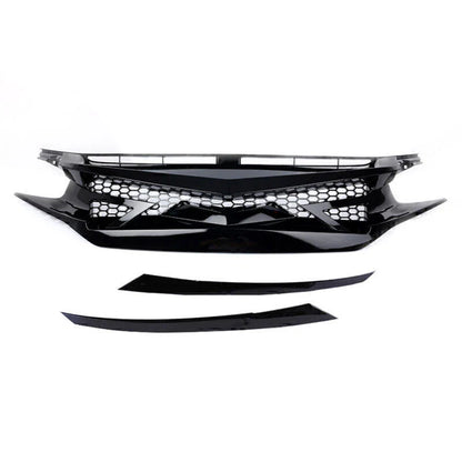 Front Bumper Mesh Grille for Honda Civic (2016-2018)