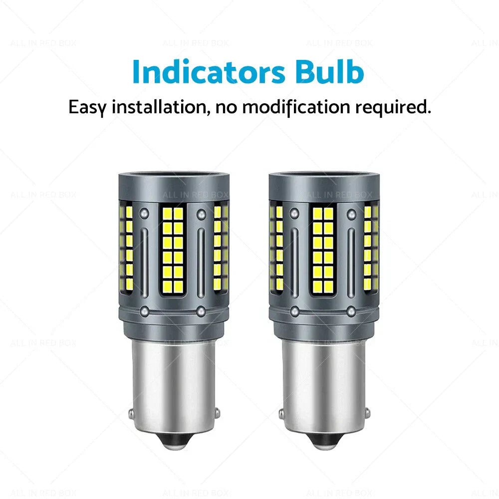 LED White Rear Reverse Bulbs BA15s for Holden Commodore (1997-2017)