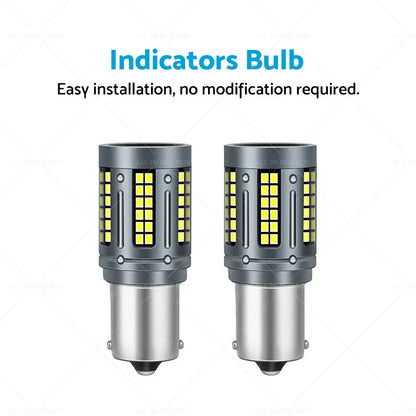 LED White Rear Reverse Bulbs BA15s for Holden Commodore (1997-2017)