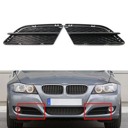 Front Bumper Lower Grille Trim Inserts for BMW 3 Series E90 E91 (2009-2012)