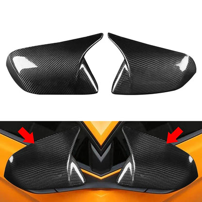 Carbon Fiber Side Mirror Cover Caps for Ford Mustang (2015-2024)