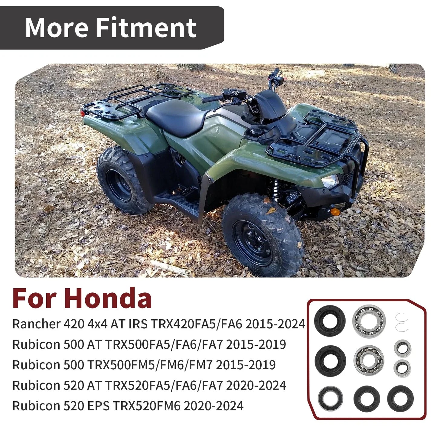 Rear Differential Bearing Seal for Honda Foreman Rubicon 500 (2015–2019)