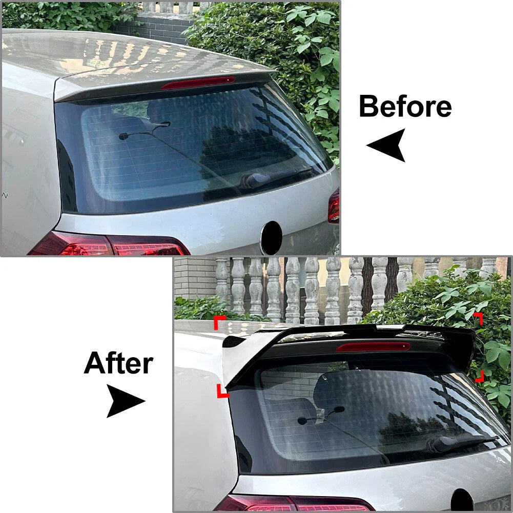 Rear Window Roof Spoiler Wing for VW Golf MK7 MK7.5 (2013-2021)