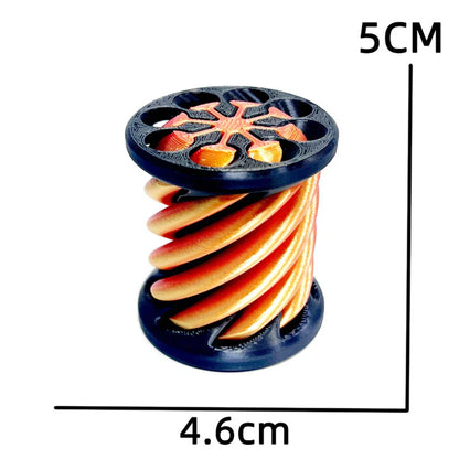 3 x Impossible Cone Mini Vortex Thread Illusion Deco for Relaxation