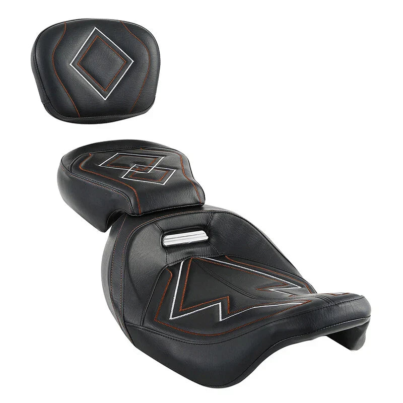 Seat Backrest Pad for Harley Touring Road King (2009 - 2023)