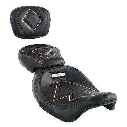 Seat Backrest Pad for Harley Touring Road King (2009 - 2023)