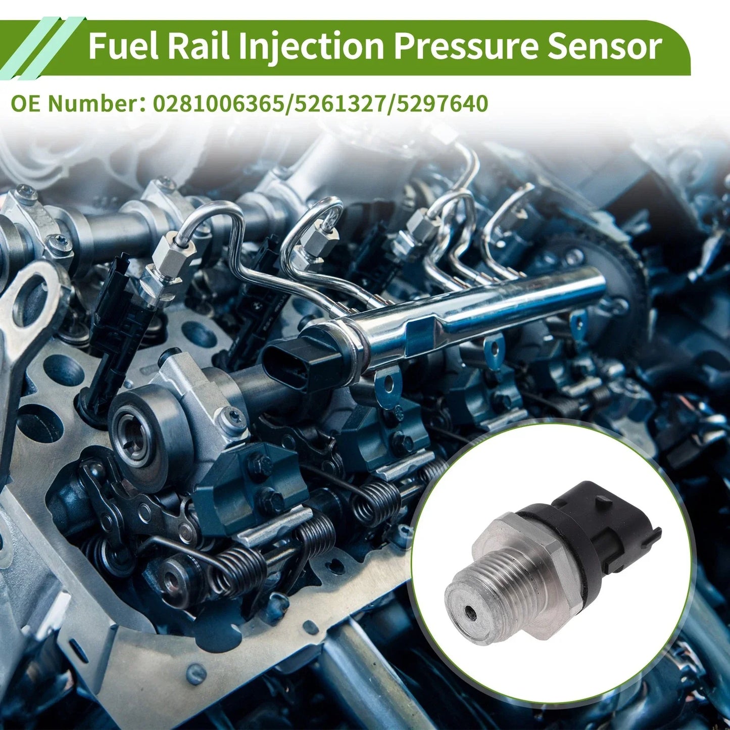 Fuel Injection Pressure Sensor for Dodge Ram 2500/3500 (2003-2010)