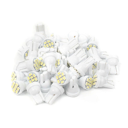 50 x T10 8SMD LED Interior Light Bulbs Super White