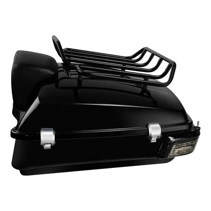 Chopped Trunk Backrest Luggage Rack Light for Harley Touring (2014-2025)