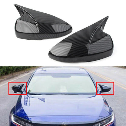 Carbon Fiber Look Rear View Mirror Cover Trim for Honda Accord (2018-2021)