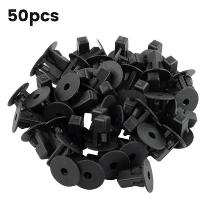 50 Fastener Nylon Nut Fender Liner Screw Grommets for Toyota Retainer