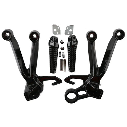 Rear Footrest Peg Bracket for Suzuki GSXR1000 2003-2004 Black