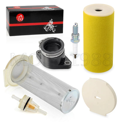Air Filter Guide END CAP spark plug for Yamaha Kodiak 400 (2000–2002)