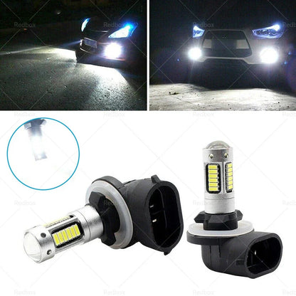 881 H27 30W 6000K White LED Fog Light Bulbs for Car SUV