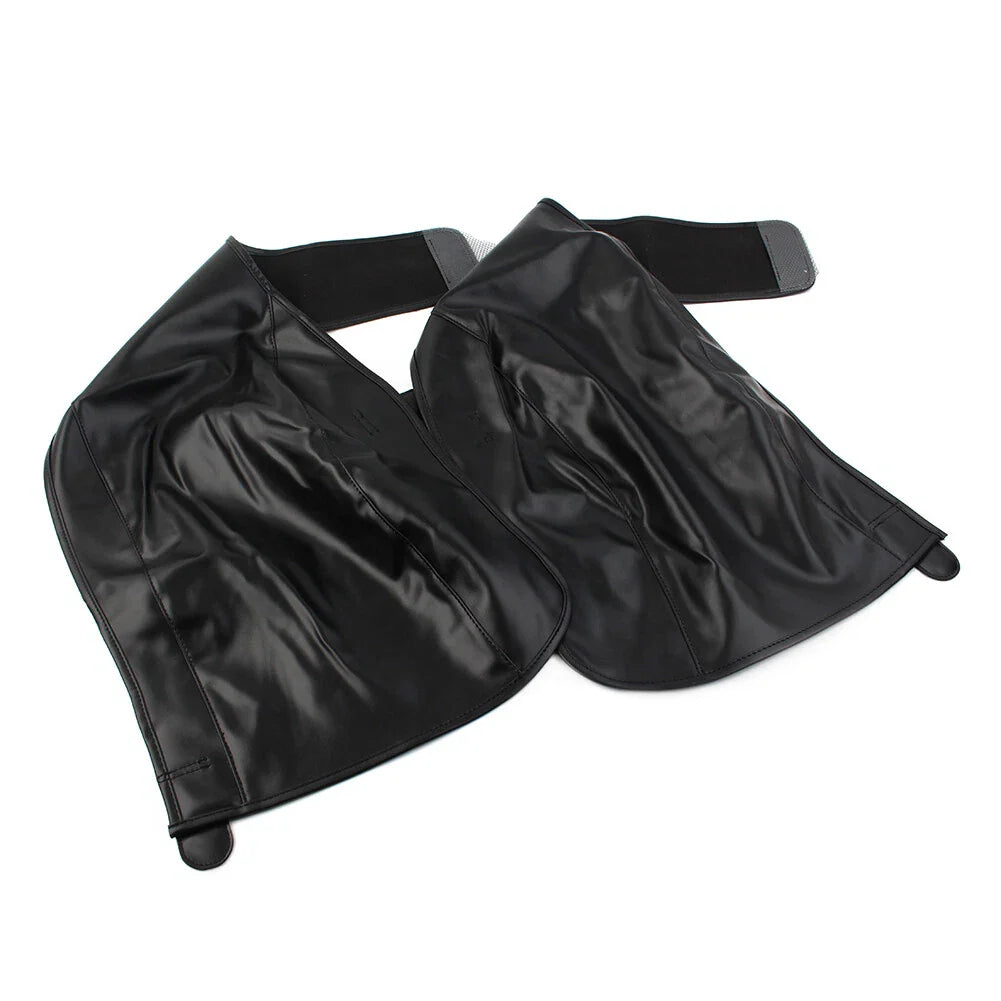 Black PU Leather Rear Trike Fender Bra for Harley Tri Glide Ultra Classic (2009-2023)