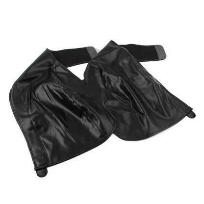 Black PU Leather Rear Trike Fender Bra for Harley Tri Glide Ultra Classic (2009-2023)