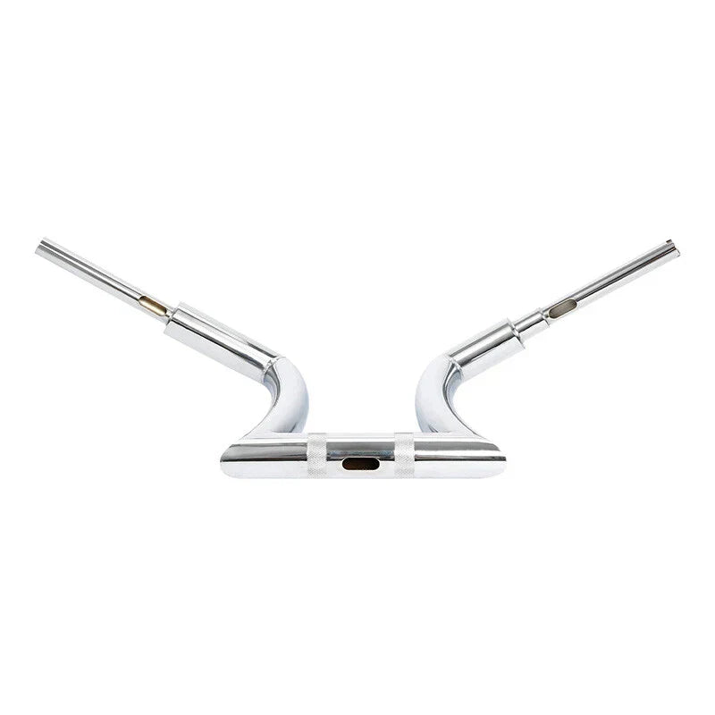 14in Rise 2in Hanger Bar Risers for Harley Softail Chrome
