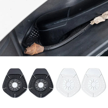 2 x PVC Dustproof Covers for Windshield Wiper Arm Hole Protection