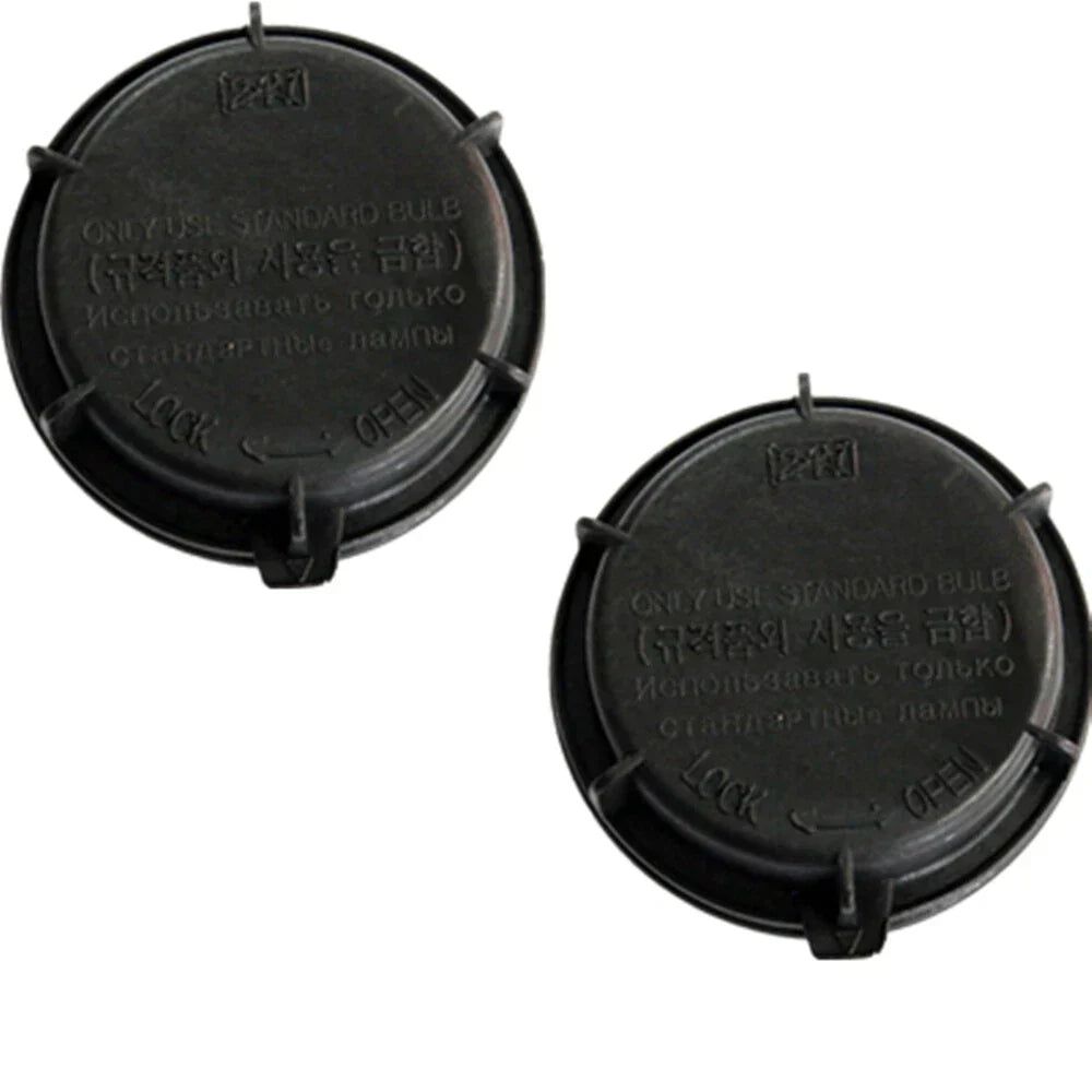 Front Headlight Lamp Bulb Dust Caps for Kia Optima (2011-2016)