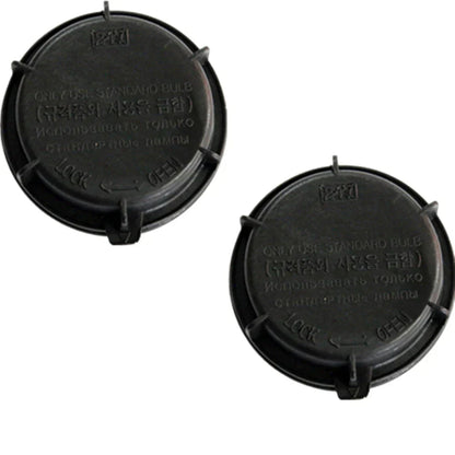 Front Headlight Lamp Bulb Dust Caps for Kia Optima (2011-2016)