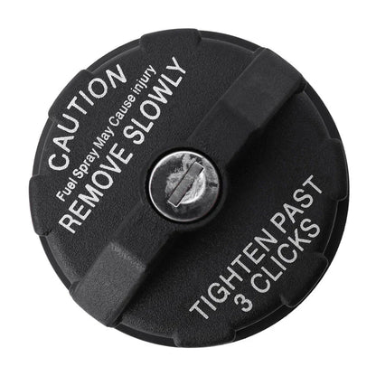 Black Locking Gas Fuel Cap for Jeep Wrangler, Dodge (2007-2018)