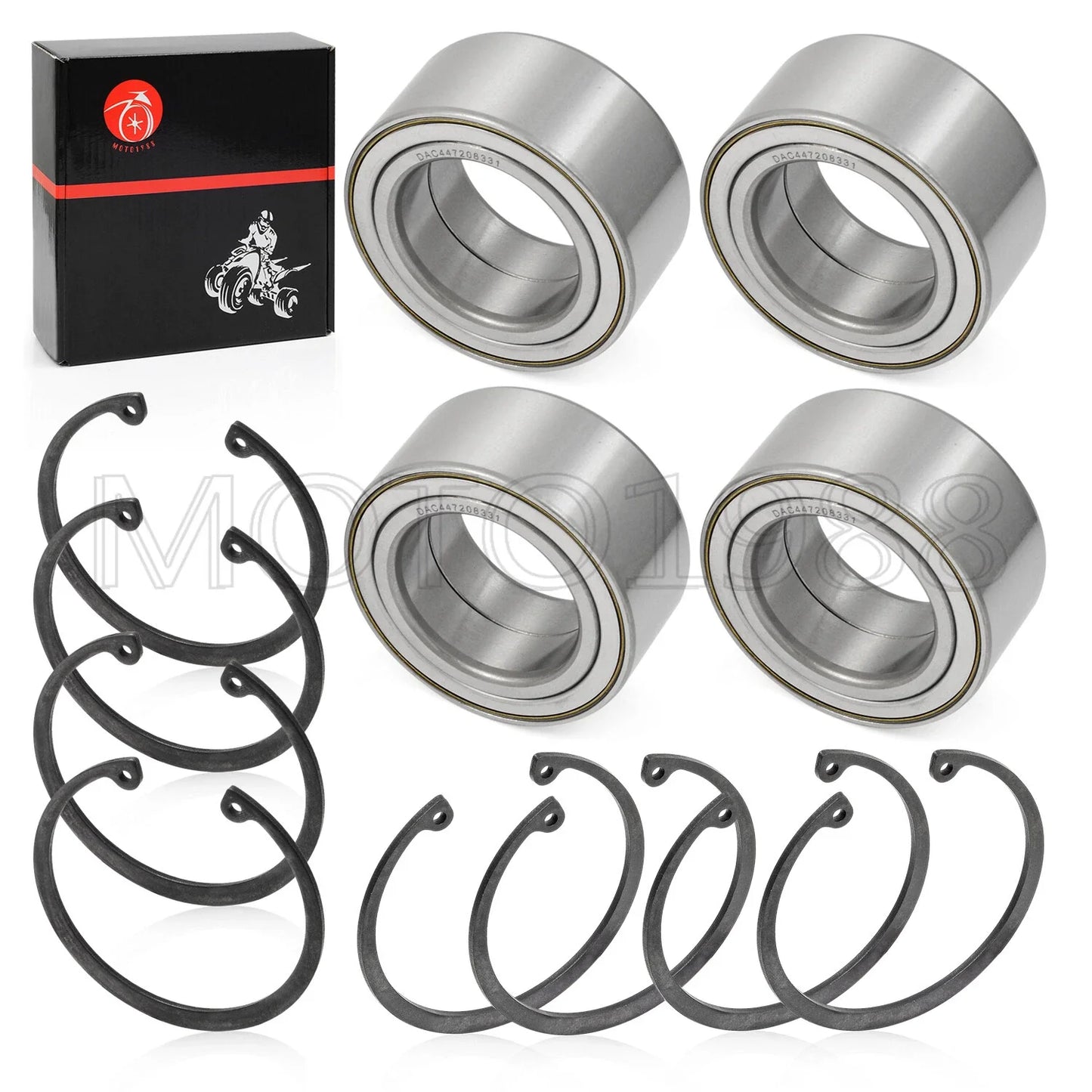 2 x Front/Rear Wheel Bearings for Polaris Scrambler 1000/850 (2014–2022)