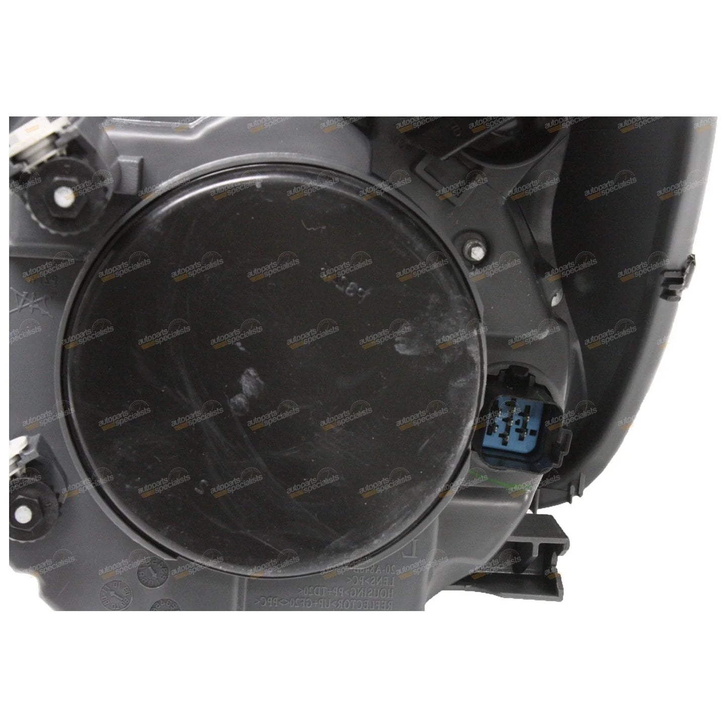 L/R Black Headlight for Ford Fiesta (2005-2008)