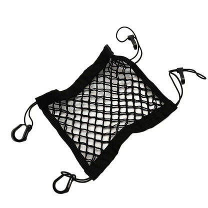 2 x Motorcycle Cargo Net Tool Accessory Car Hook Hold Bag Mesh Plastic Hooks
