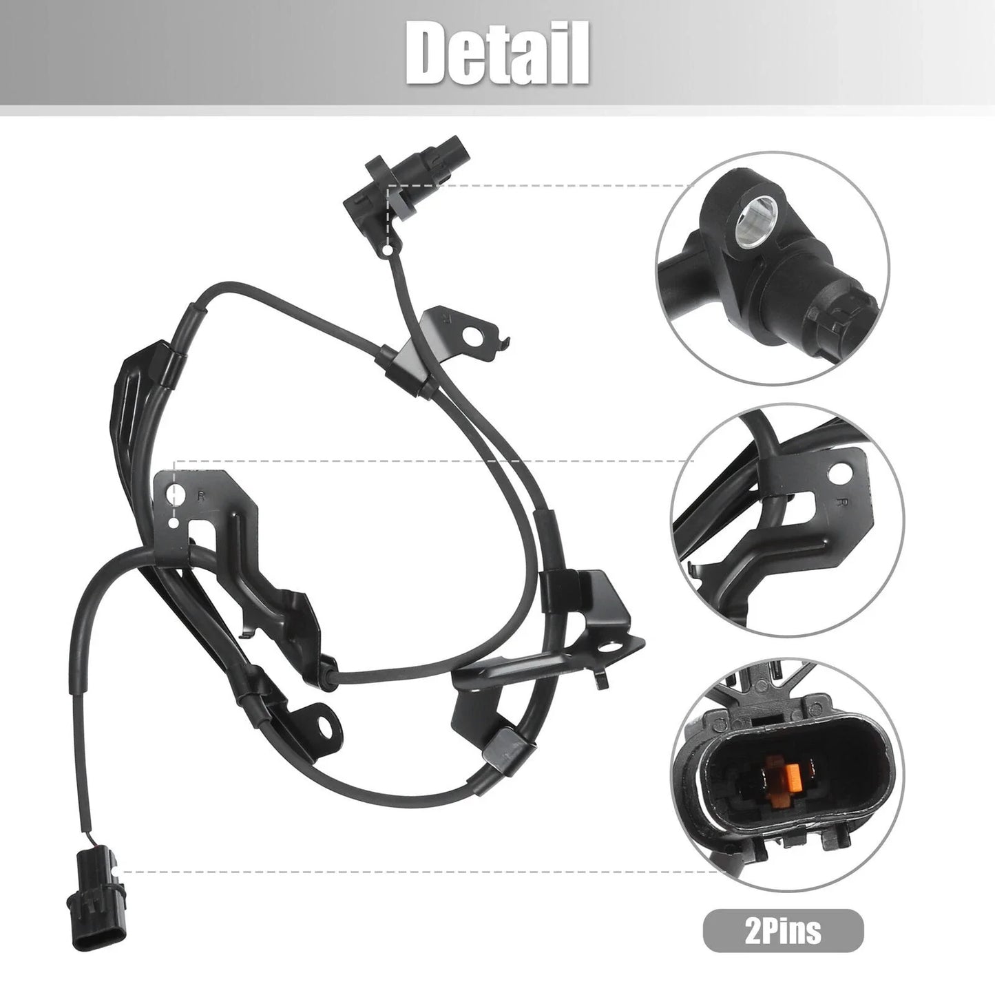 Front Wheel Speed Sensors for Mitsubishi Triton ML MN 2.5L (2011-2015)