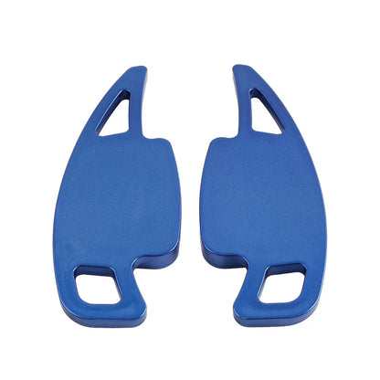 Blue Steering Wheel Shifter Paddle Extensions for Audi A3 A4 A5 A6 A7 S4 S5