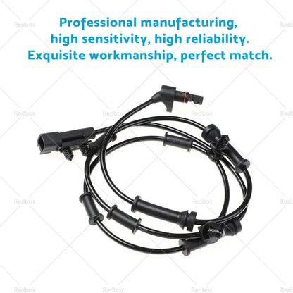 Front Rear ABS Wheel Speed Sensors for Jeep Wrangler (2007-2017)