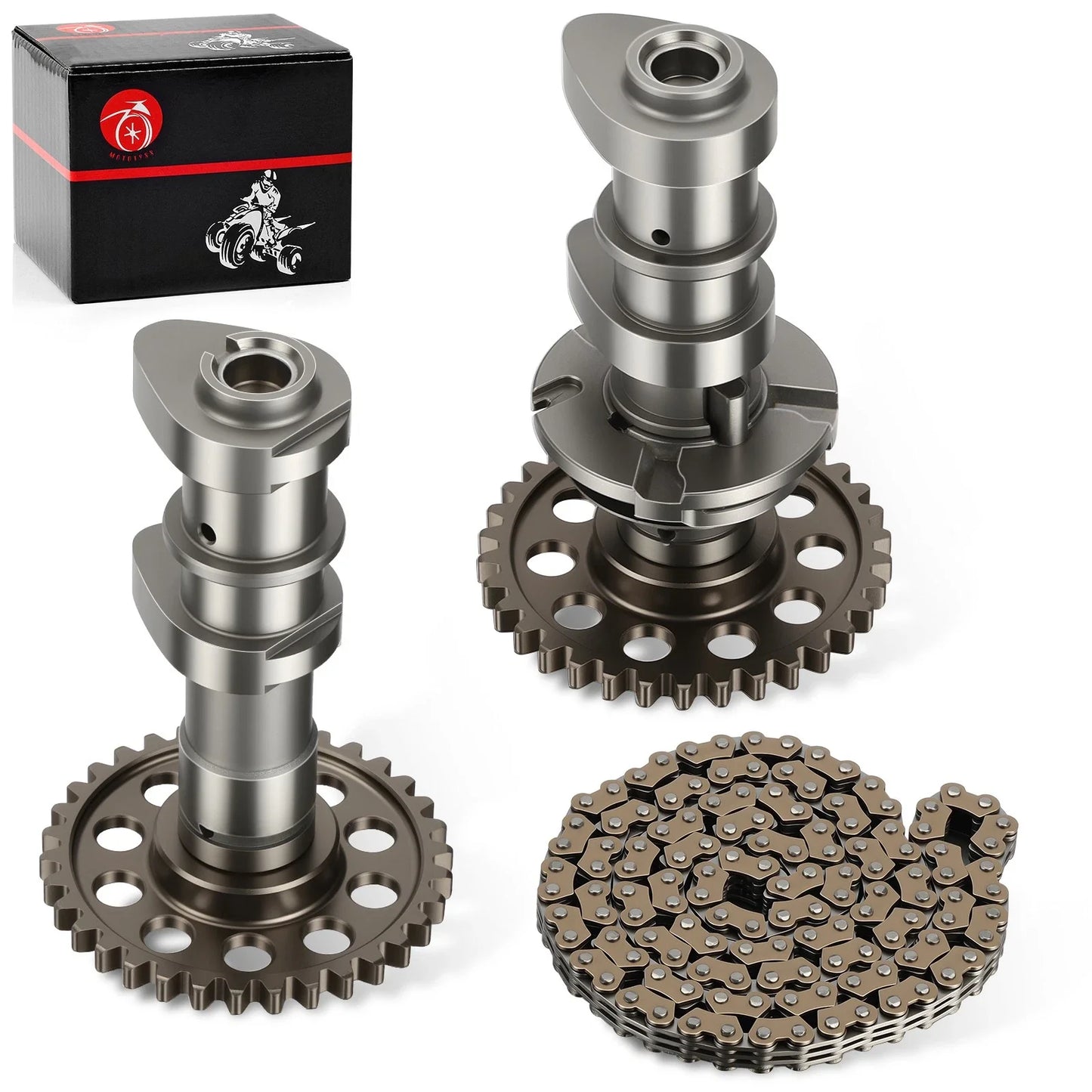 Intake Exhaust Camshaft + Cam Timing Chain for Kawasaki KFX400 (2003–2006)