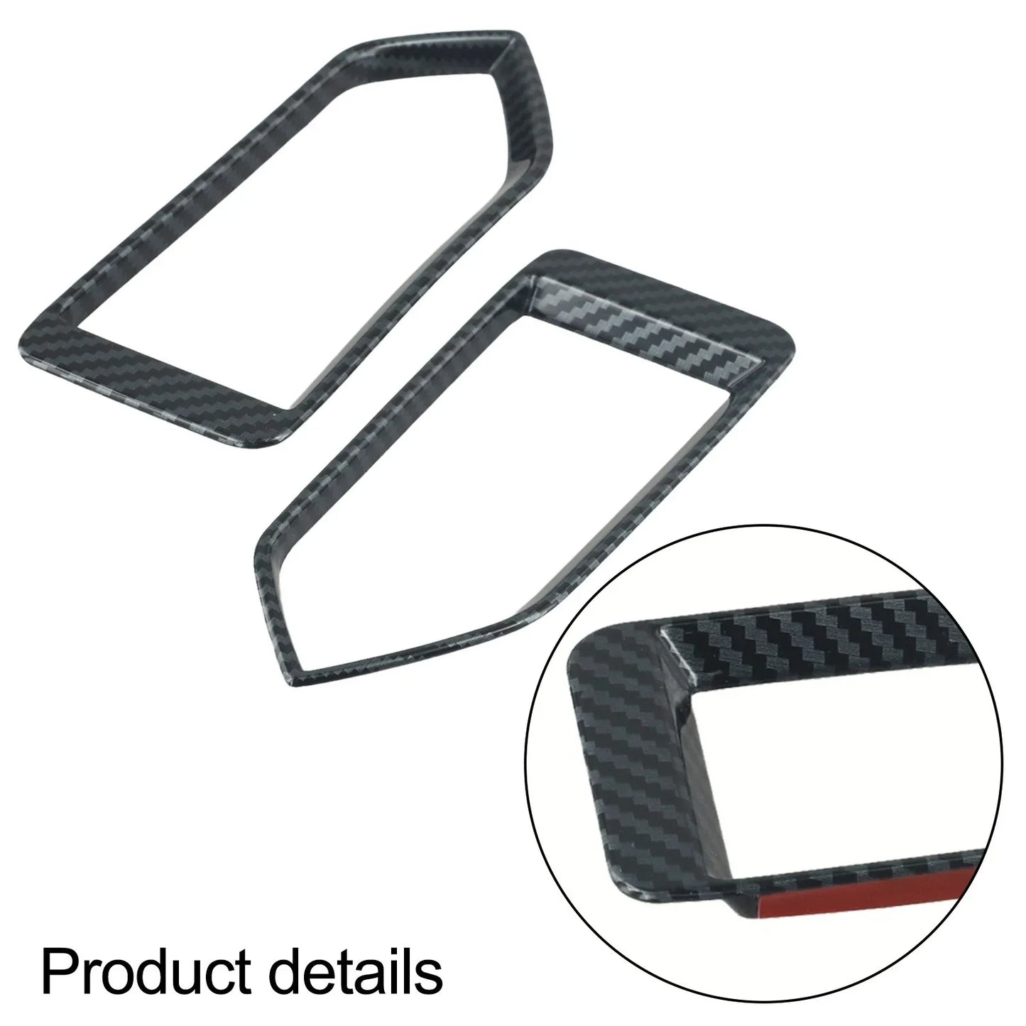 Carbon Fiber Style Side Air Vent Outlet Cover Trim for Mazda CX-5 (2017–2024)